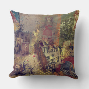 Almofada Travesseiro decorativo das memórias do vintage