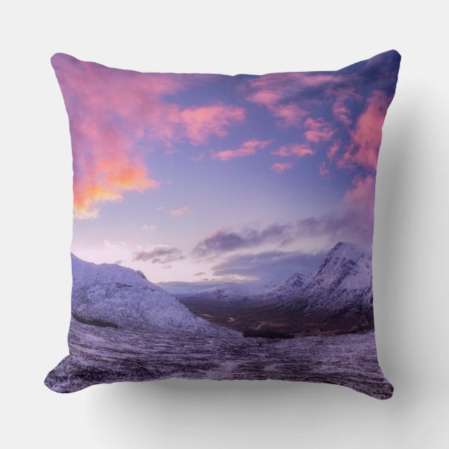 Almofada Travesseiro decorativo das Montanhas Fria (Frente)