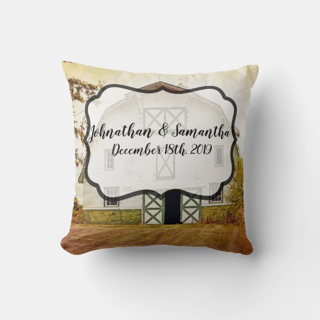 Almofada Travesseiro decorativo de 16"x16" personalizado Co (Frente)