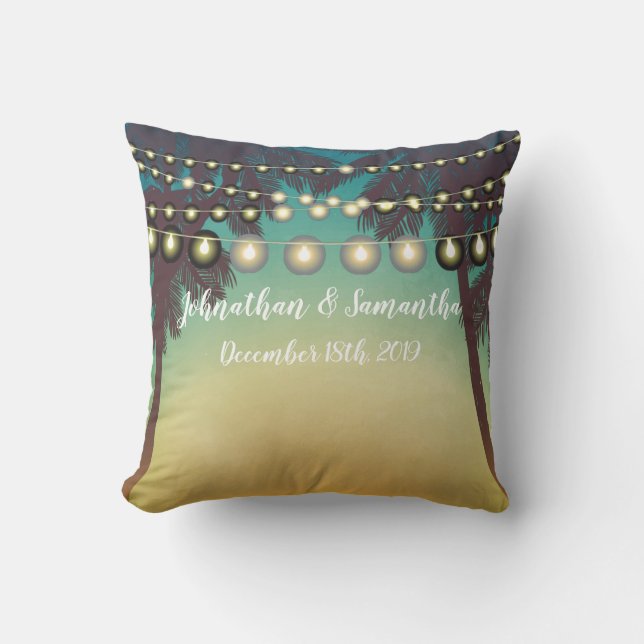 Almofada Travesseiro decorativo de 16"x16" personalizado Pr (Frente)