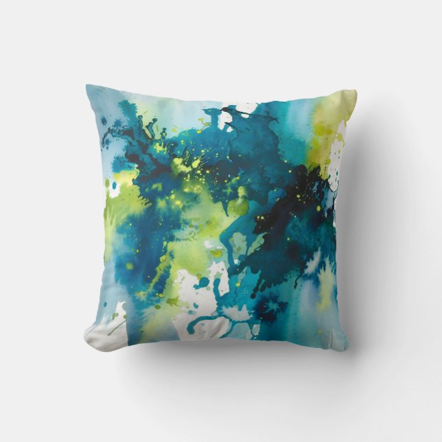 Almofada Travesseiro decorativo de abertura de Abstrato de  (Frente)