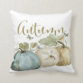 Almofada Travesseiro decorativo de Abóbora Azul