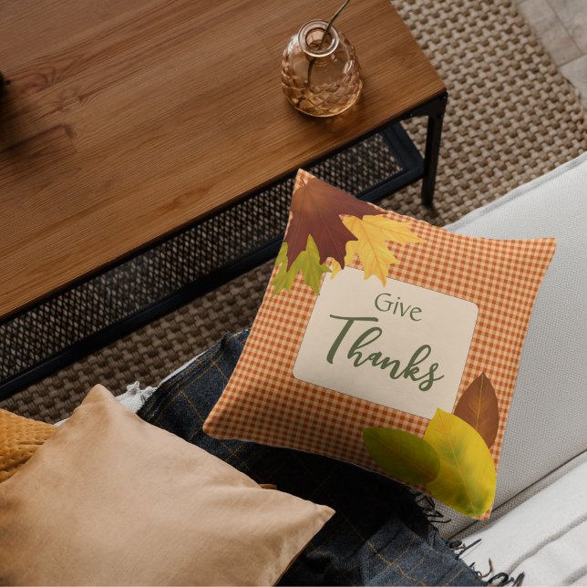 Almofada Travesseiro decorativo de Ação de Graças de Autumn (Criador carregado)