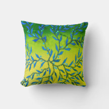 Travesseiro decorativo de algas