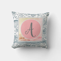 Travesseiro decorativo de algodão, 16" x 16", Nuve