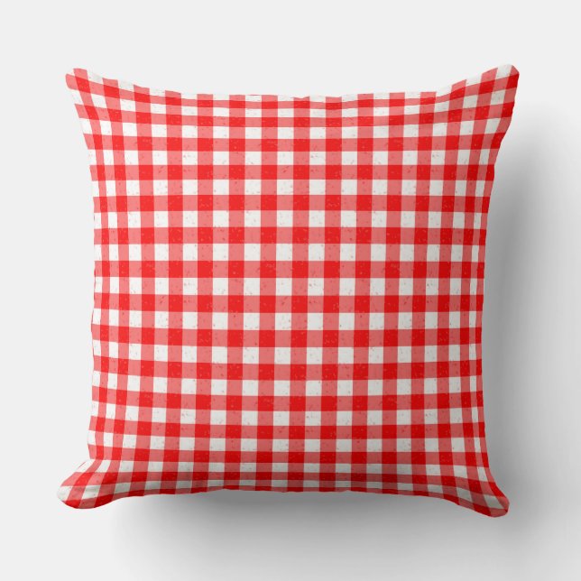Almofada Travesseiro decorativo de algodão com padrão branc (Frente)