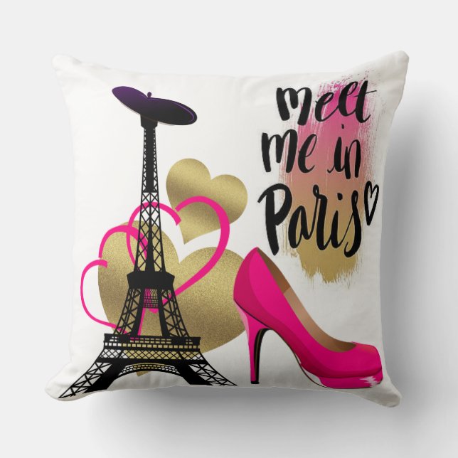 Almofada Travesseiro decorativo de algodão do grau A de Par (Frente)