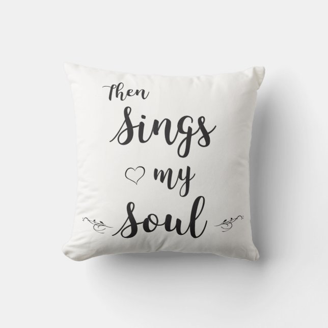 Almofada Travesseiro decorativo de algodão, Travesseiro dec (Frente)