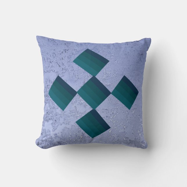 Almofada Travesseiro decorativo de amante azul (Frente)