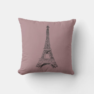 Almofada Travesseiro decorativo de Amor Torre Eiffel de Par