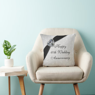 Almofada Travesseiro decorativo de aniversário de casament