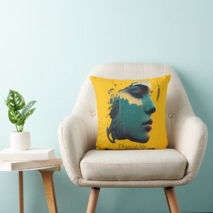Almofada Travesseiro decorativo de Arte Cityscape Acento