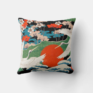 Almofada Travesseiro decorativo de Arte de Estilo Japonês
