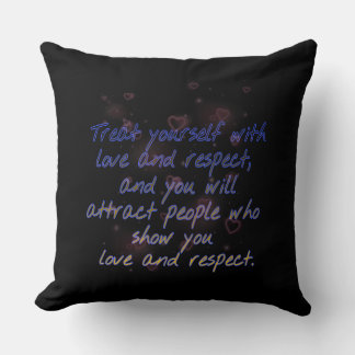 Almofada travesseiro decorativo de autorespeito