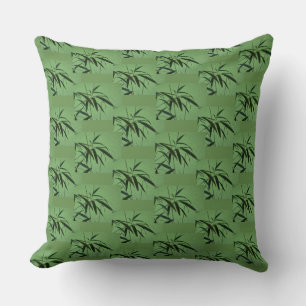 Almofada Travesseiro decorativo de bambu verde do teste