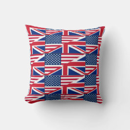 Almofada Travesseiro decorativo de Bandeira Britânica para