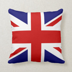Almofada Travesseiro decorativo de bandeira britânica Uni