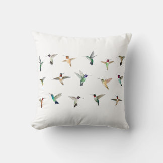 Almofada Travesseiro decorativo de beija-flores da América