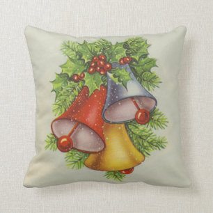 Almofada Travesseiro decorativo de Bels do natal vintage
