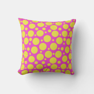 Almofada Travesseiro decorativo de Bolinhas bonito em rosa 