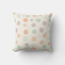 Almofada Travesseiro Decorativo de Bolinhas Pastel