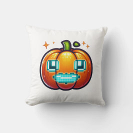 Almofada Travesseiro decorativo de Bomba de Pixel brilhante