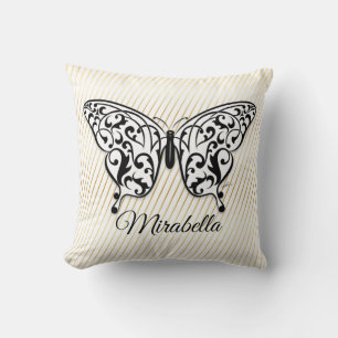 Almofada Travesseiro decorativo de borboleta Elegante por E