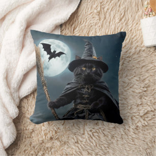Almofada Travesseiro decorativo de bruxa do Halloween