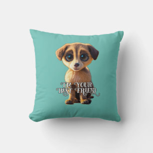 Almofada Travesseiro decorativo de cachorrinho bonito