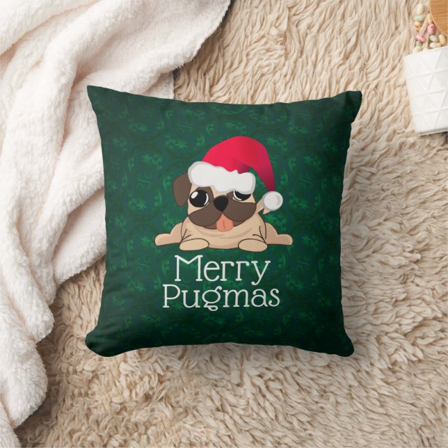 Almofada Travesseiro decorativo de Cachorro de Natal 16" x  (Cobertor)