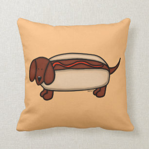 Almofada Travesseiro decorativo de cachorro quente