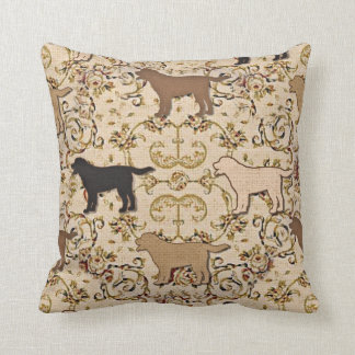 Almofada travesseiro decorativo de cães labrador