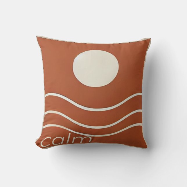 Almofada Travesseiro decorativo de Calm - Coleção de Retret (Frente)