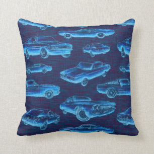 Almofada Travesseiro decorativo de Carros Musculares - Bril
