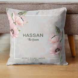 Almofada Travesseiro decorativo de Casamento Personalizado