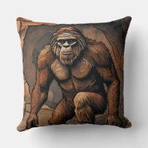 Travesseiro decorativo de Caverna Sasquatch
