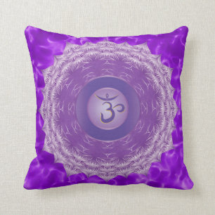 Almofada Travesseiro decorativo de Chakra da coroa