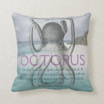 Travesseiro decorativo de Coastal Beach House Octo