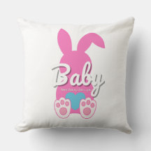 Travesseiro decorativo de coelho bebê - Cushion de