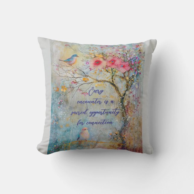 Almofada Travesseiro decorativo de Conexão Natural (Frente)