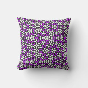 Almofada Travesseiro decorativo de Confusão Violet