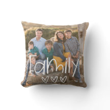 Travesseiro decorativo de Corações de Tipo Casual