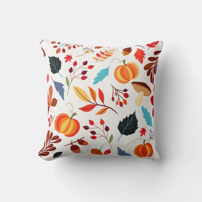 Almofada Travesseiro decorativo de cores felizes (Frente)