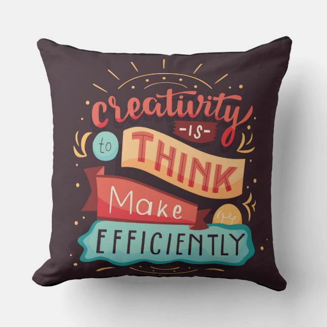 Almofada Travesseiro decorativo de criatividade (Frente)