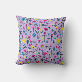 Almofada Travesseiro decorativo de Cushion Lilac Flower Gar