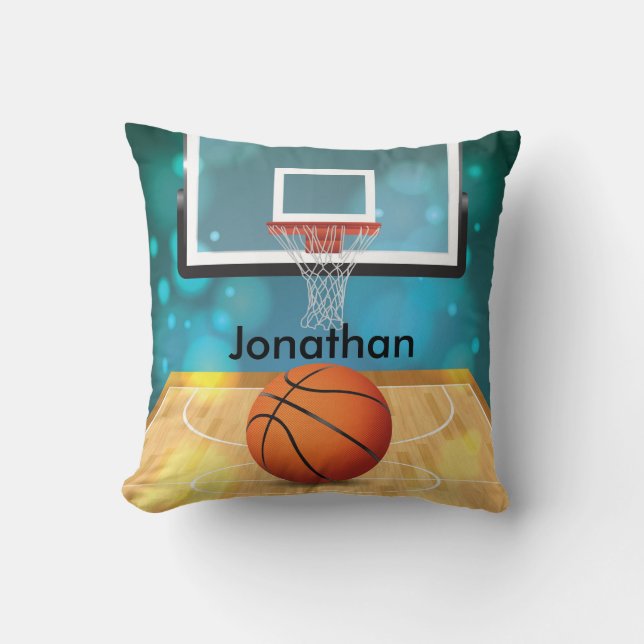 Almofada Travesseiro decorativo de Design de basquete (Frente)