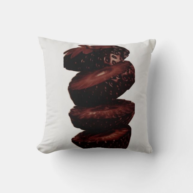 Almofada Travesseiro decorativo de Design de morango - Suav (Frente)