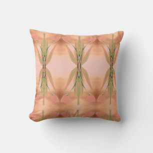 Almofada Travesseiro decorativo De Designer Com Coral E Ros