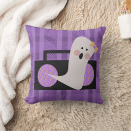 Almofada Travesseiro decorativo de Dia das Bruxas de Xadrez