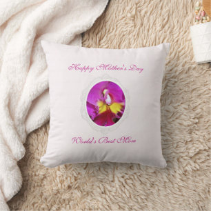 Almofada Travesseiro decorativo de Dia de as mães Cattleya